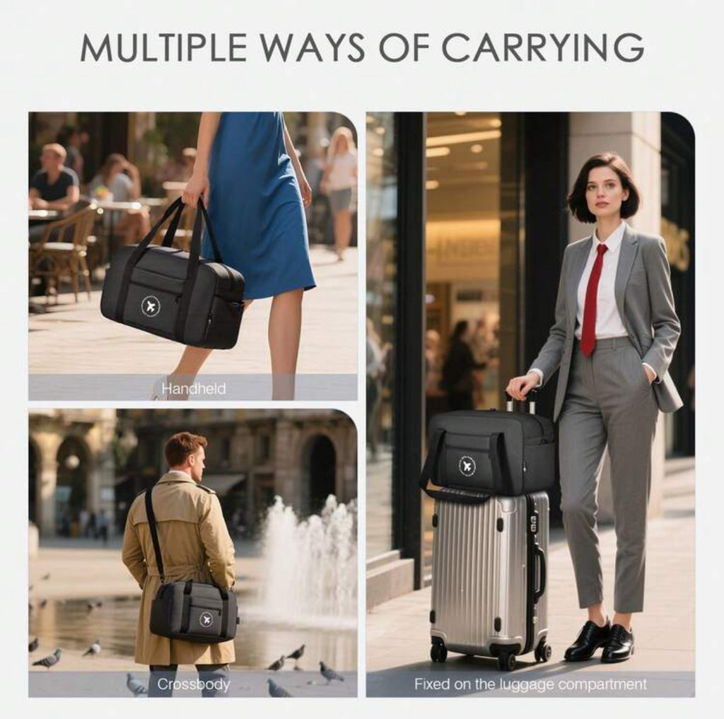 Borsa da Viaggio Compatta– Impermeabile, Perfetta per Cabina Aereo