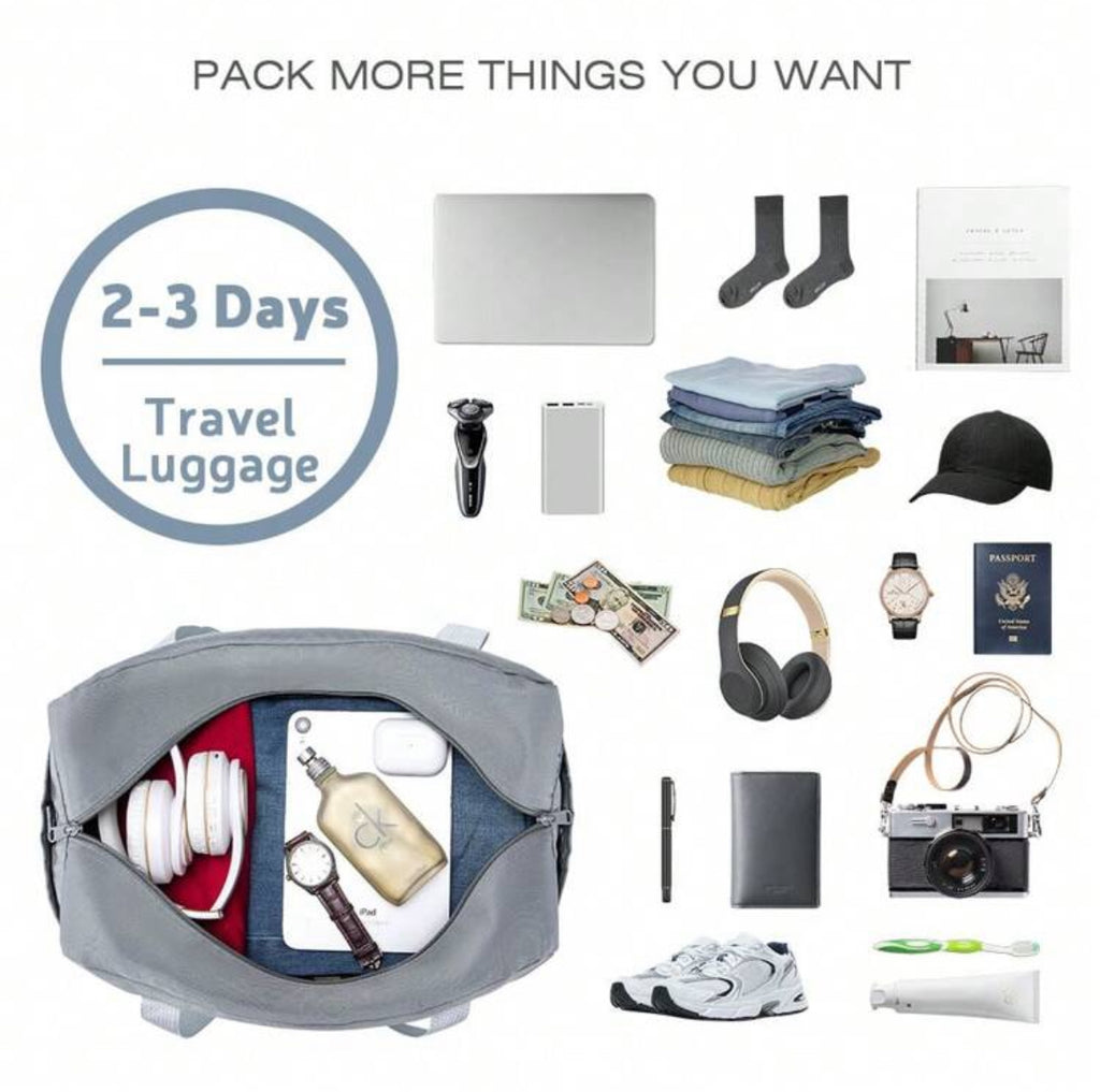 Borsa da Viaggio Compatta– Impermeabile, Perfetta per Cabina Aereo