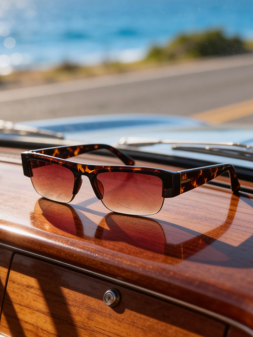 Occhiali da Sole Havana Brown – Slim Sunset Edition