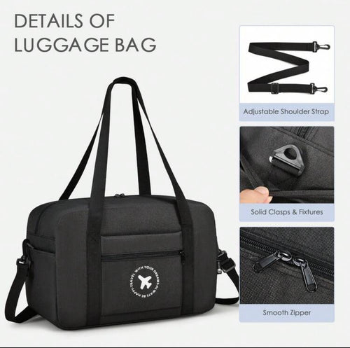 Borsa da Viaggio Compatta– Impermeabile, Perfetta per Cabina Aereo