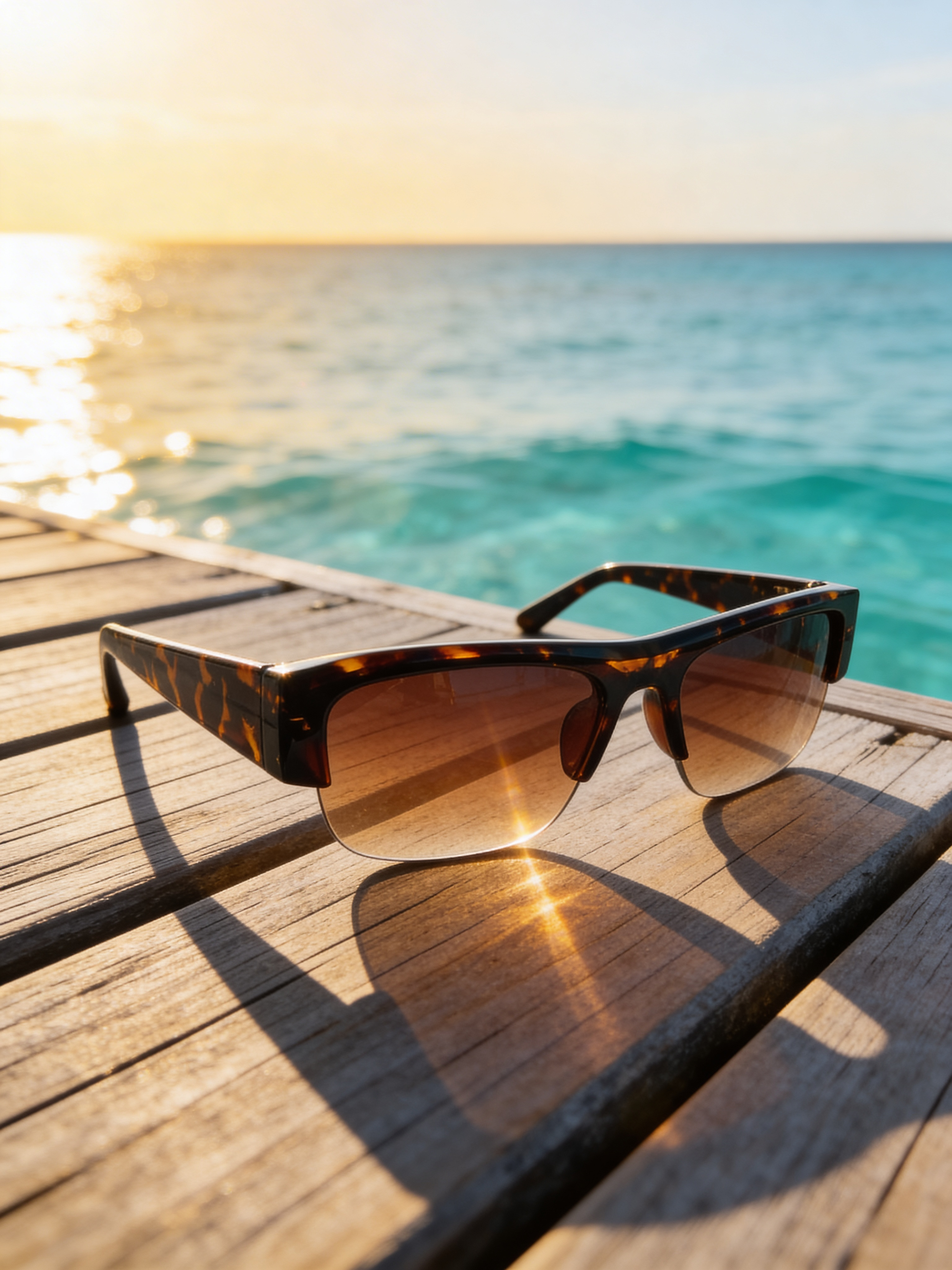 Occhiali da Sole Havana Brown – Slim Sunset Edition