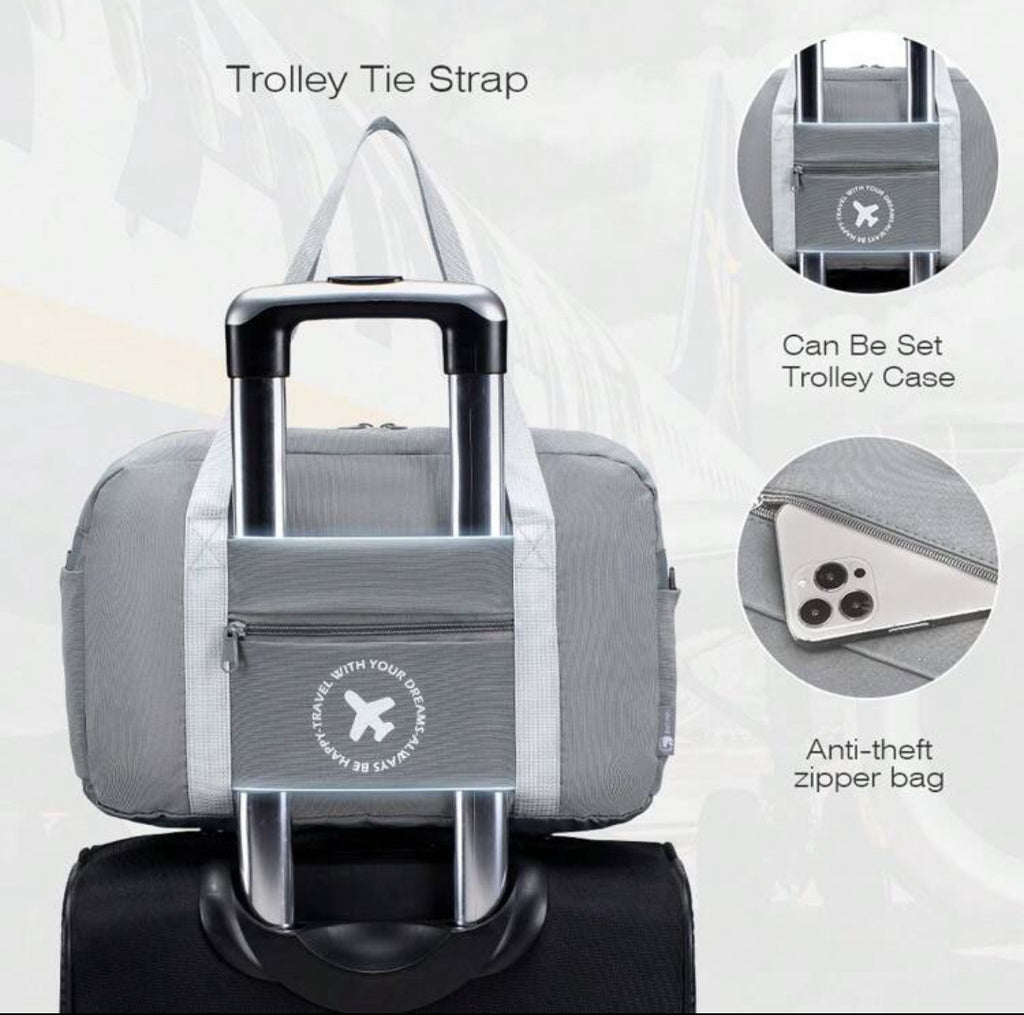 Borsa da Viaggio Compatta– Impermeabile, Perfetta per Cabina Aereo