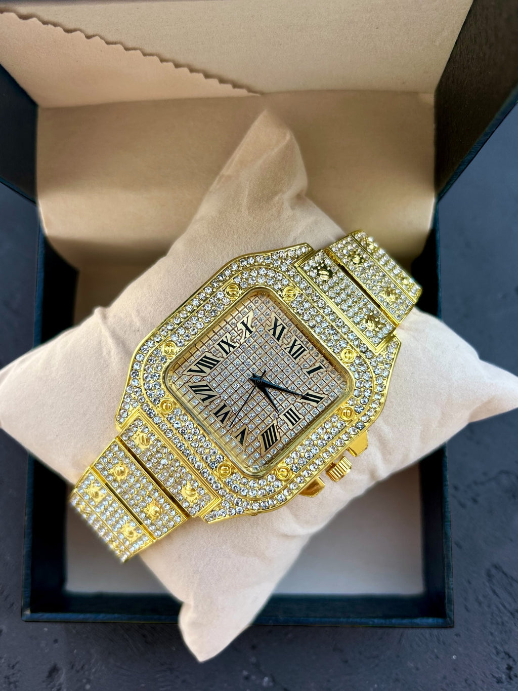 Orologio Luxury Gold – Stile Cartier