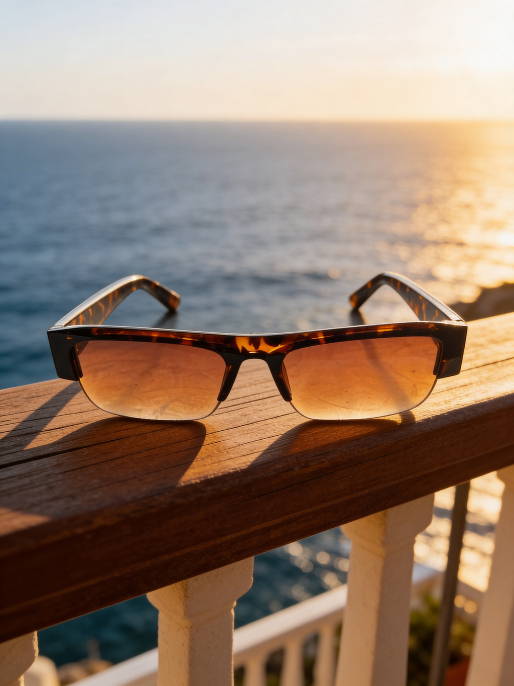 Occhiali da Sole Havana Brown – Slim Sunset Edition