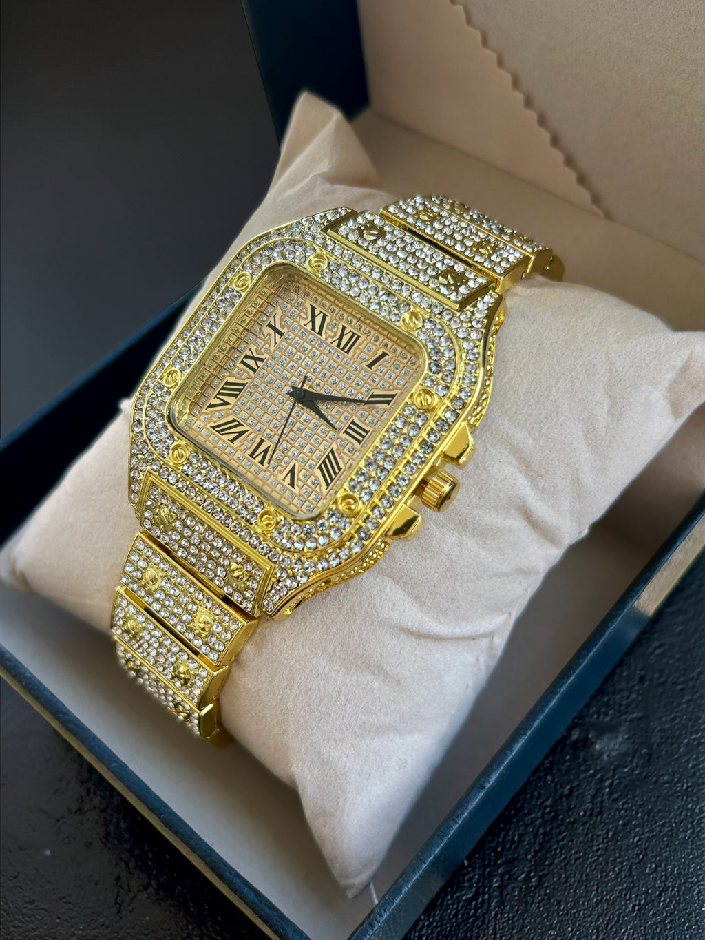 Orologio Luxury Gold – Stile Cartier
