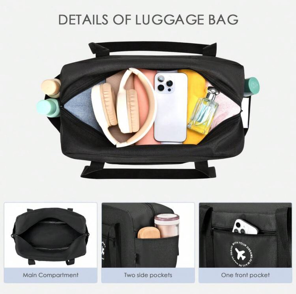 Borsa da Viaggio Compatta– Impermeabile, Perfetta per Cabina Aereo